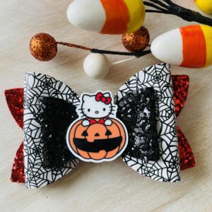 HELLO KITTY PUMPKIN BOW