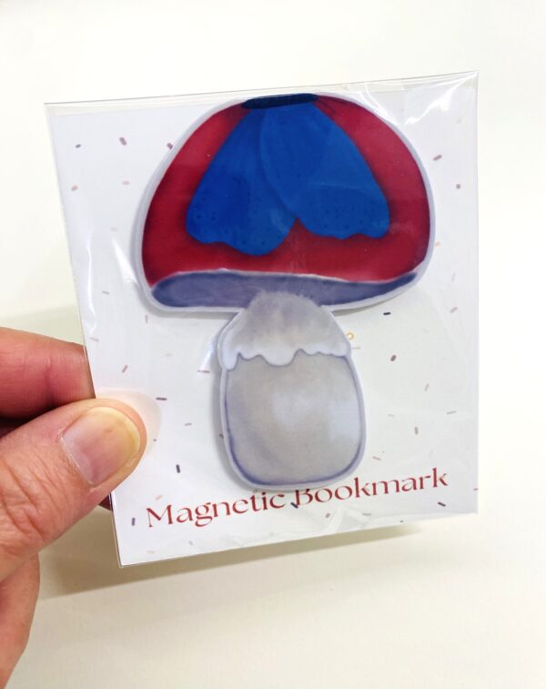 Mushroom Magnetic bookmark