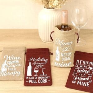 Reusable, Giftable Wine Bags, Gift Idea