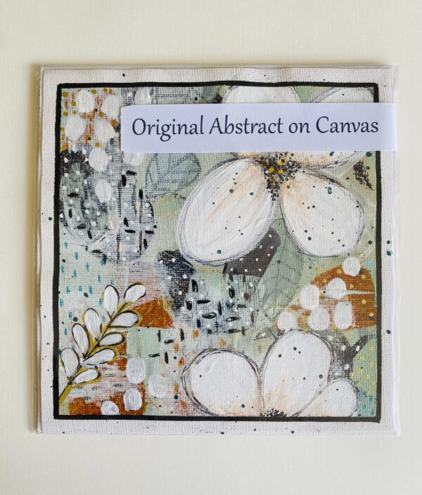 Original Abstract Paintings on Canvas - 5x5 - Image 2