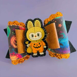 PUMPKIN LABUBU HAIR BOW