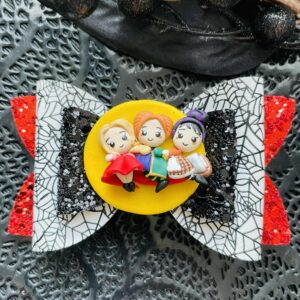 3 WITCHES HALLOWEEN HAIRBOW