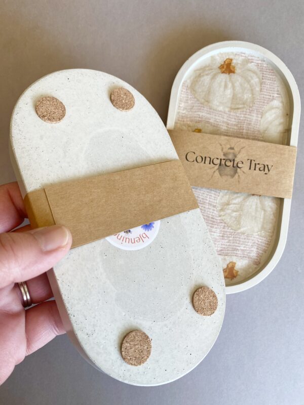 Seasonal Decorative Concrete Tray - Image 3