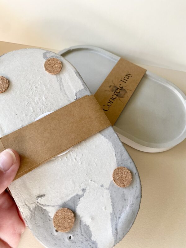 Small Concrete Trinket Tray - Image 3