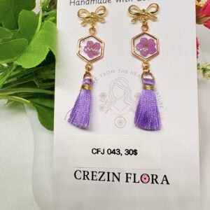 Purple darl dangles