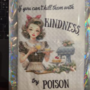 Tea Towel - Retro HW "Try Poison"