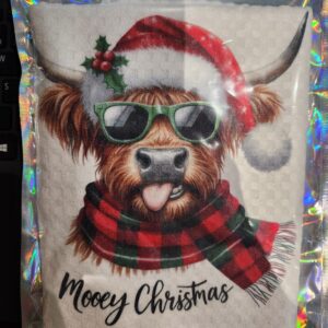 Tea Towel - Christmas "Mooey Christmas"