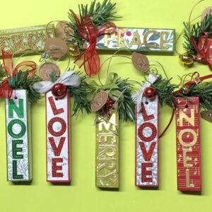 Christmas Block Ornaments