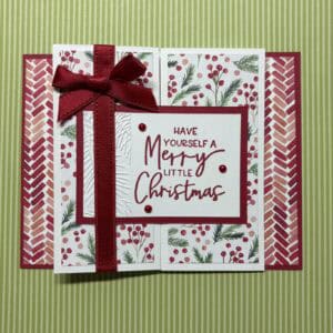 Christmas Fancy Fold Card