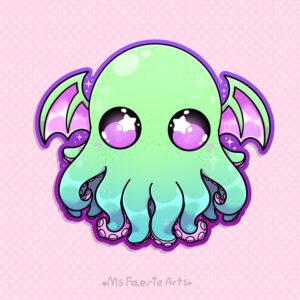 Cthulhuwu - Sticker