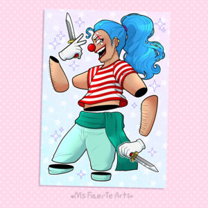 Clown Pirate - Print