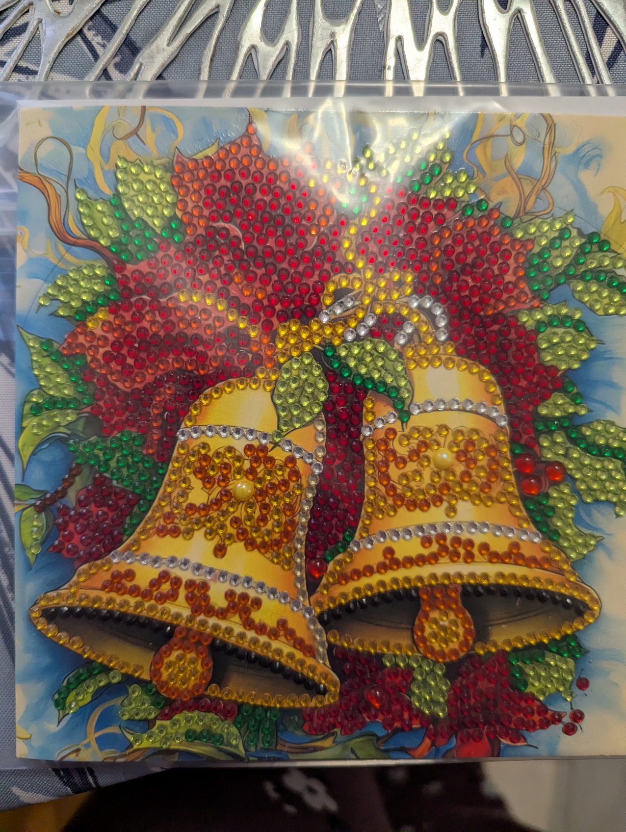 Christmas Card - Diamond Dots