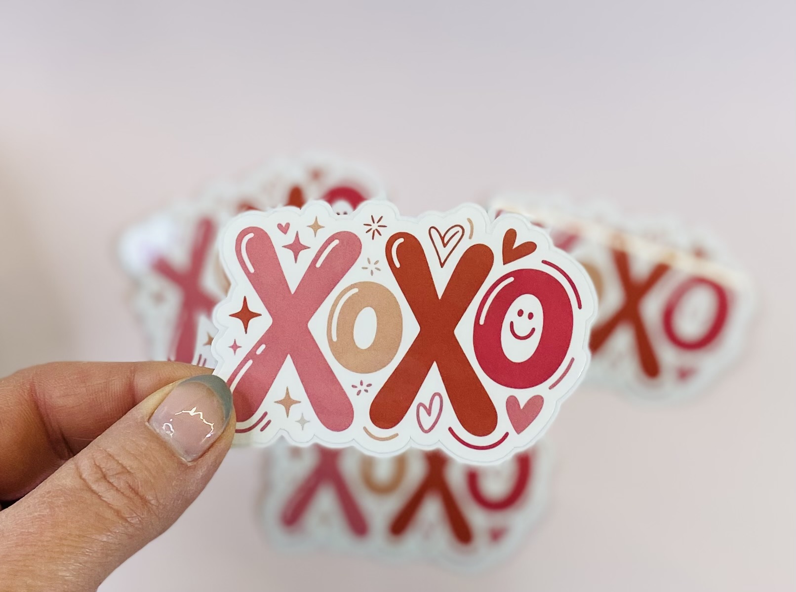 XOXO Die-cut Vinyl Sticker - Image 3