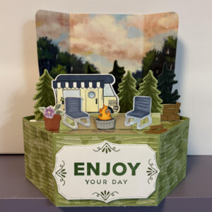 Hexagonal Pop-Up Card - Enjoy Your Day