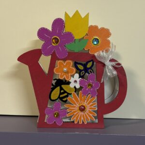 Spring Watering Can Decor - Lights Up
