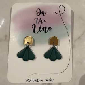 Detailed Fan Drops- Green