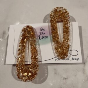 Gold Hair Clips