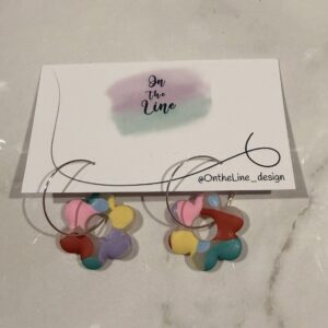 Aussie Babe Flower Hoops