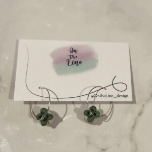 Planties- Small cream planters hoops