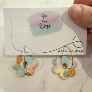 The Ton Flower Hoops