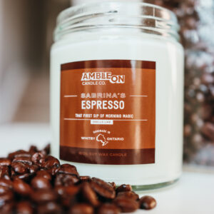 Espresso Scented Candle - 100% Soy Wax - 4oz