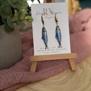 Fish dangle earring