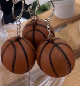 Basketball Keychain