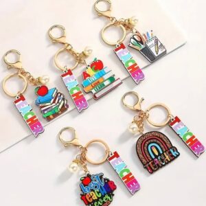 Teacher Keychain Wooden