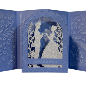 Wedding Fun Fold - Winged Gatefold Card