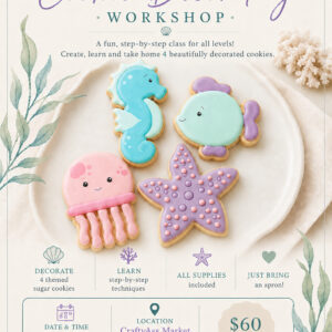 Under the Sea Cookie Decorating Workshop - September 12th