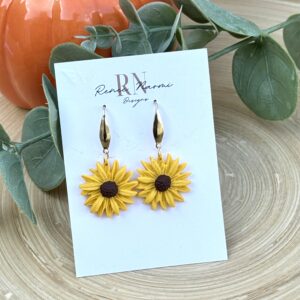 Sunflower dangle medium