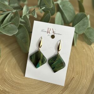 Green marble dangle