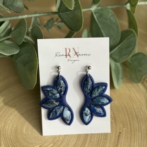 Blue Delta Statement earrings
