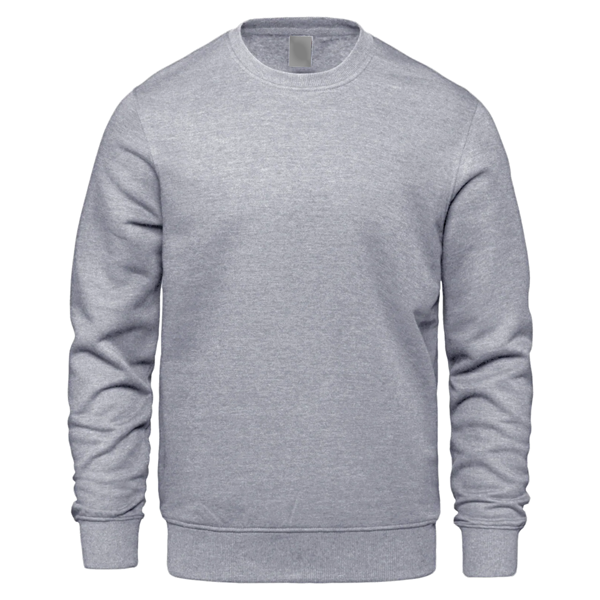 Blank Cotton Blend Crewneck Sweaters - Image 3