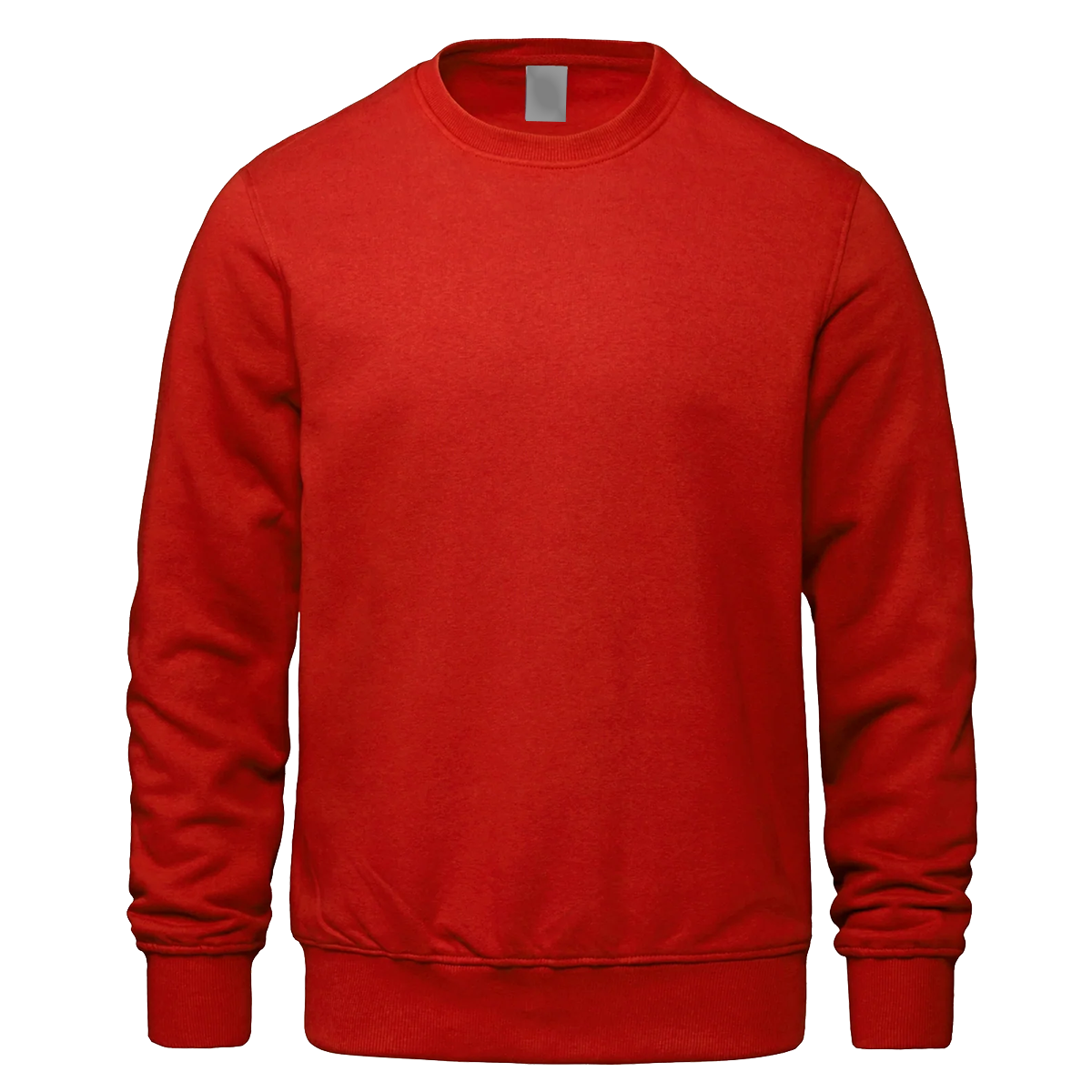 Blank Cotton Blend Crewneck Sweaters